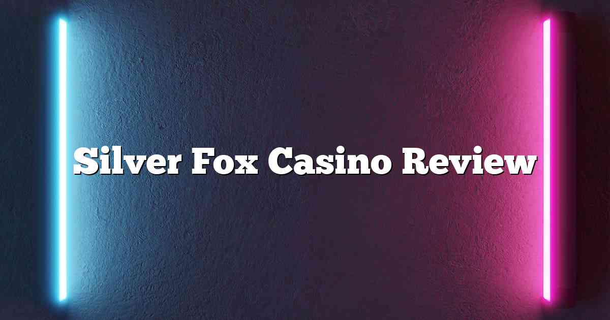 Silver Fox Casino Review